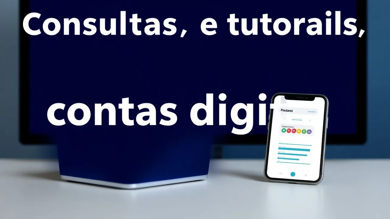 Consultas e tutoriais sobre aplicativos, contas digitais, internet, celulares, computadores e serviços online