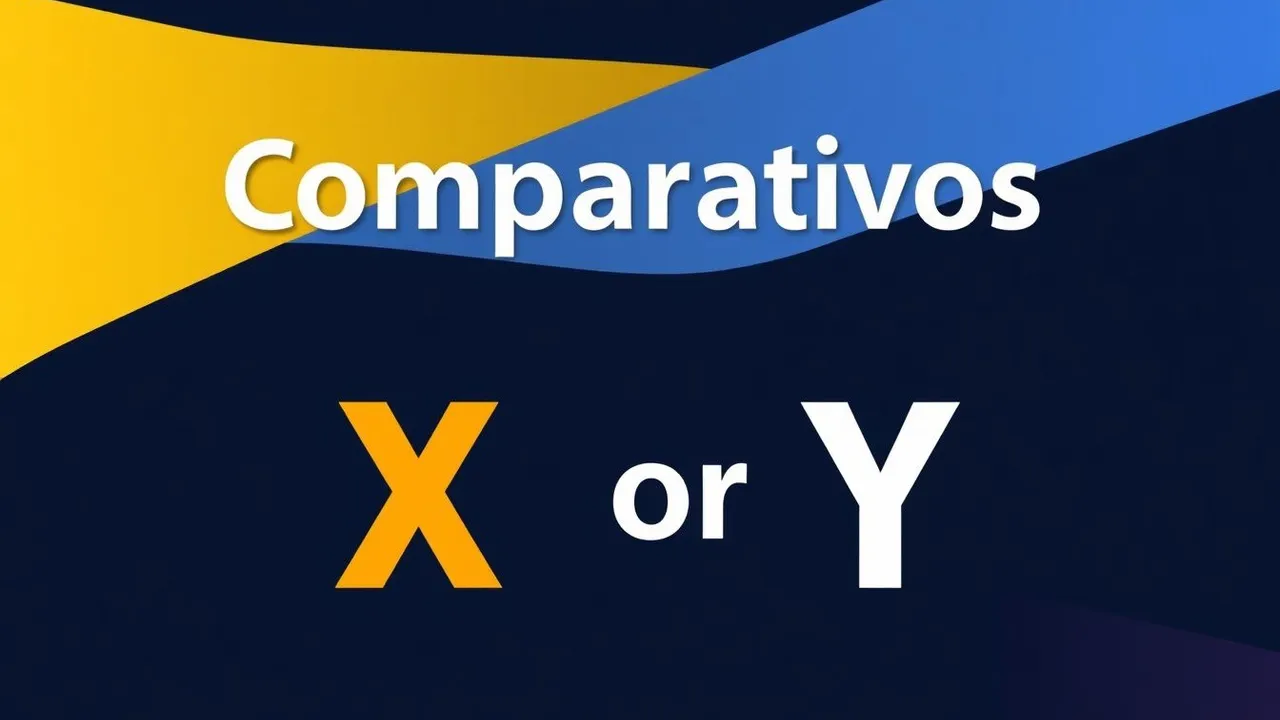 Comparativos entre serviços, ferramentas, bancos, aplicativos, produtos, documentos e canais de consulta